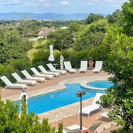 Villa Pool And Jacuzzi - Charming In Umbria Montefiascone